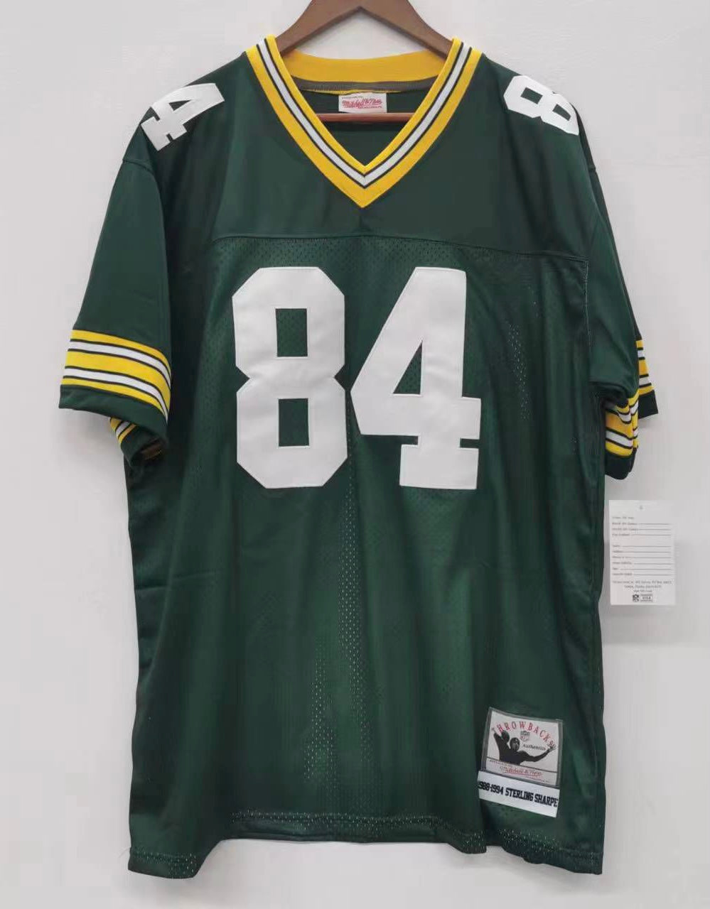 Sterling Sharpe Green Bay Packers Official NFL Jersey Mitchell & Ness