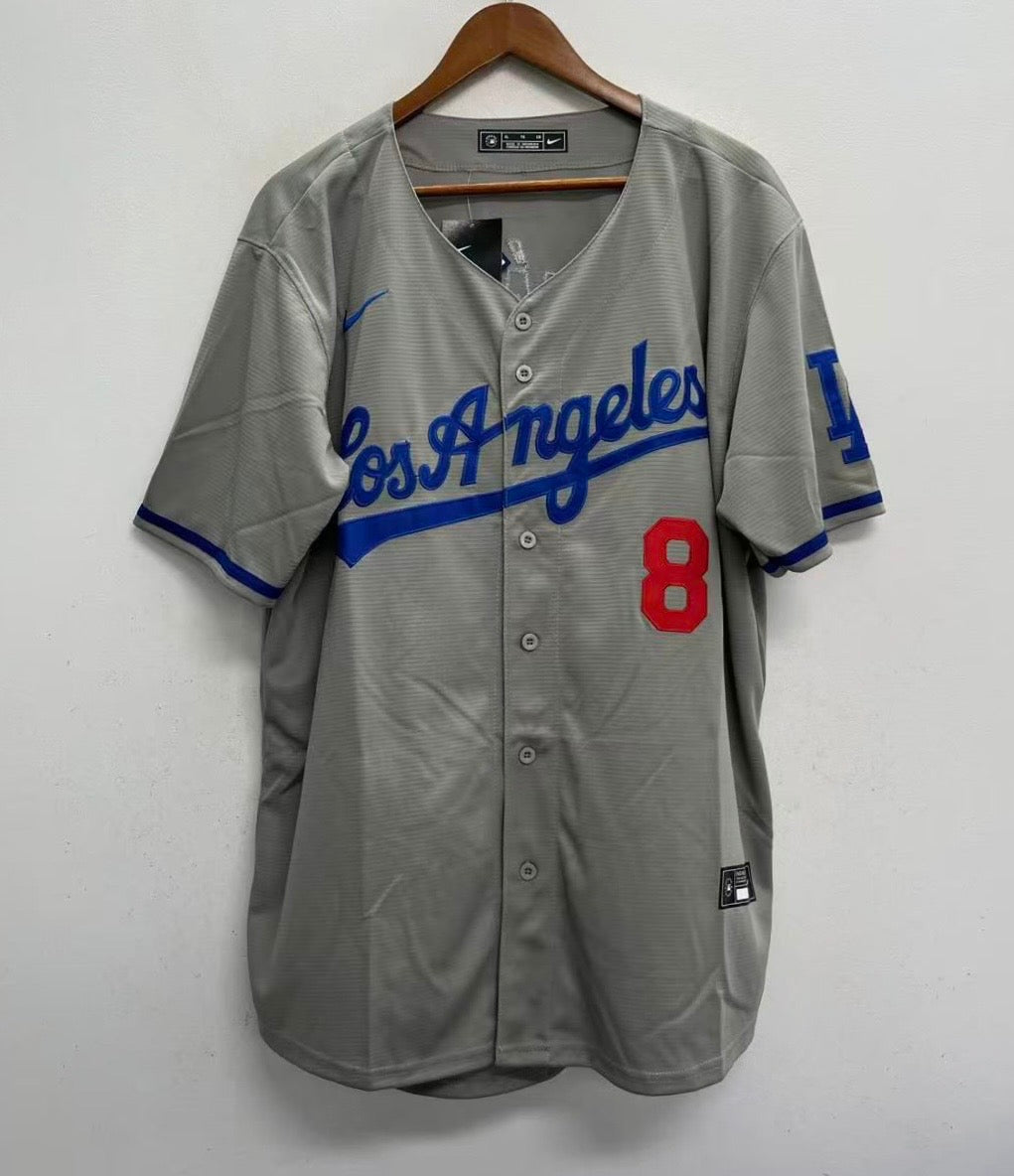 Kike Enrique Hernandez Los Angeles Dodgers Official MLB Nike Jersey gray
