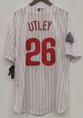 Chase Utley Philadelphia Phillies Official MLB 2008 World Series Jersey