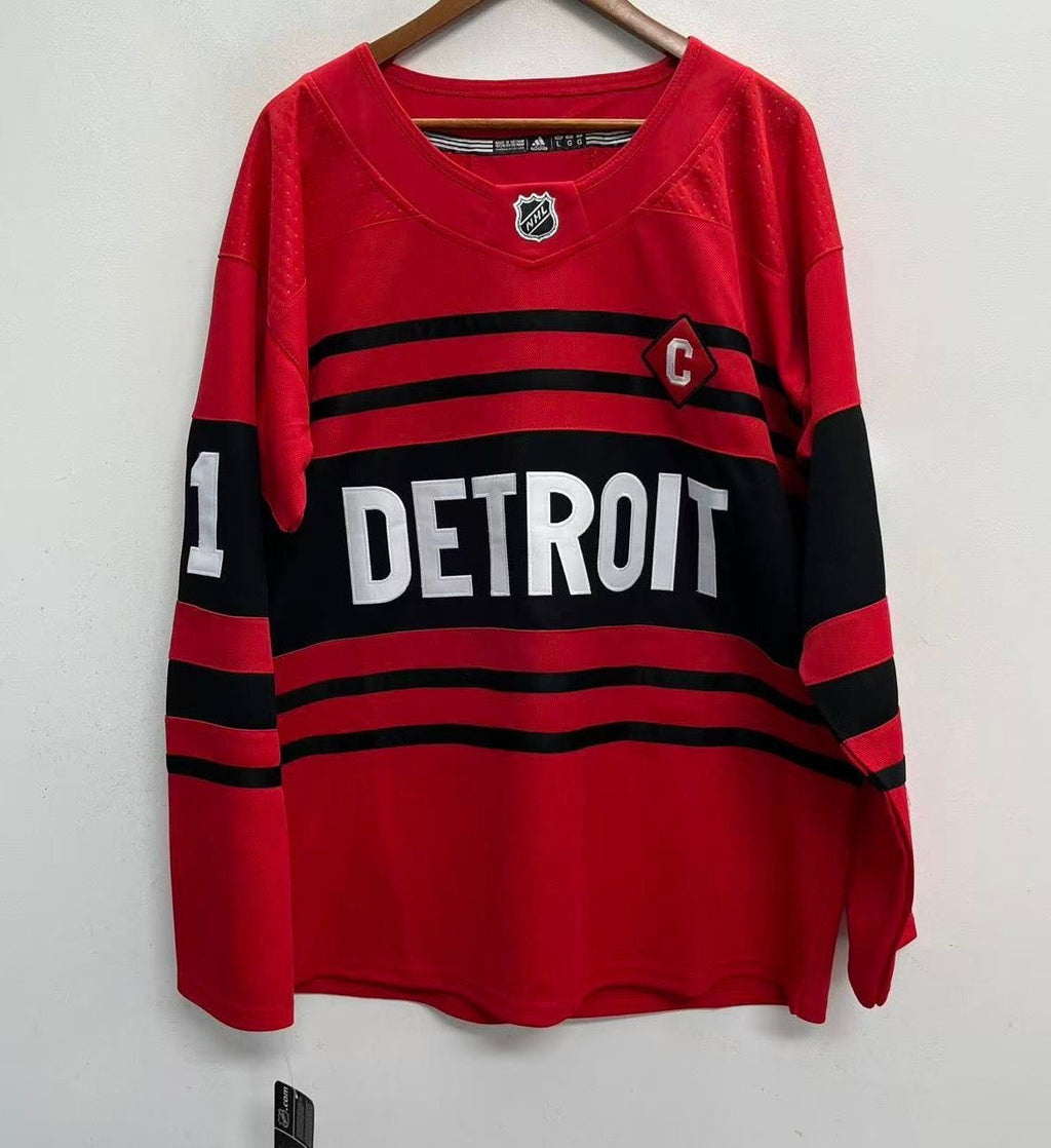 Dylan Larkin Detroit Red Wings Official NHL Adidas Reverse Retro Jersey