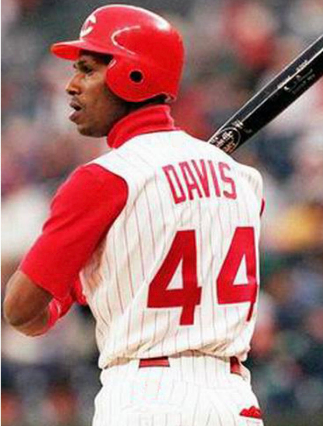 Eric Davis Cincinnati Reds Official MLB Majestic Jersey