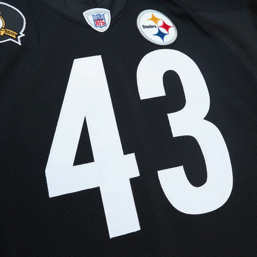 Troy Polamalu Pittsburgh Steelers 2007 Official NFL Mitchell & Ness Jersey