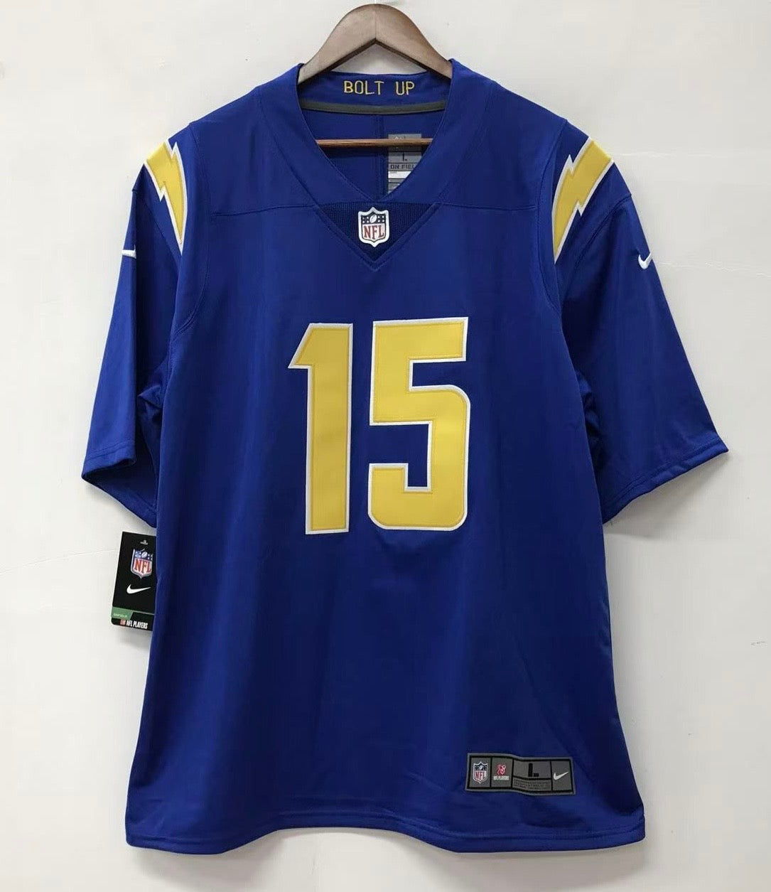 Ladd McConkey Los Angeles Chargers Official NFL NIKE Jersey blue