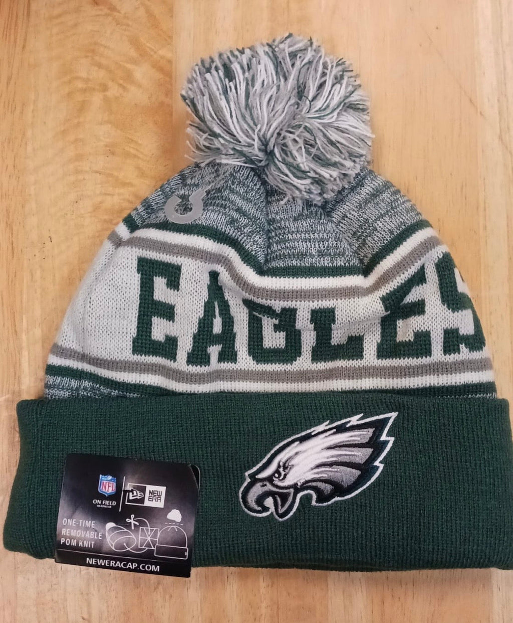 Philadelphia Eagles NFL New Era winter knit Hat with Pom Pom