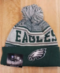 Philadelphia Eagles NFL New Era winter knit Hat with Pom Pom