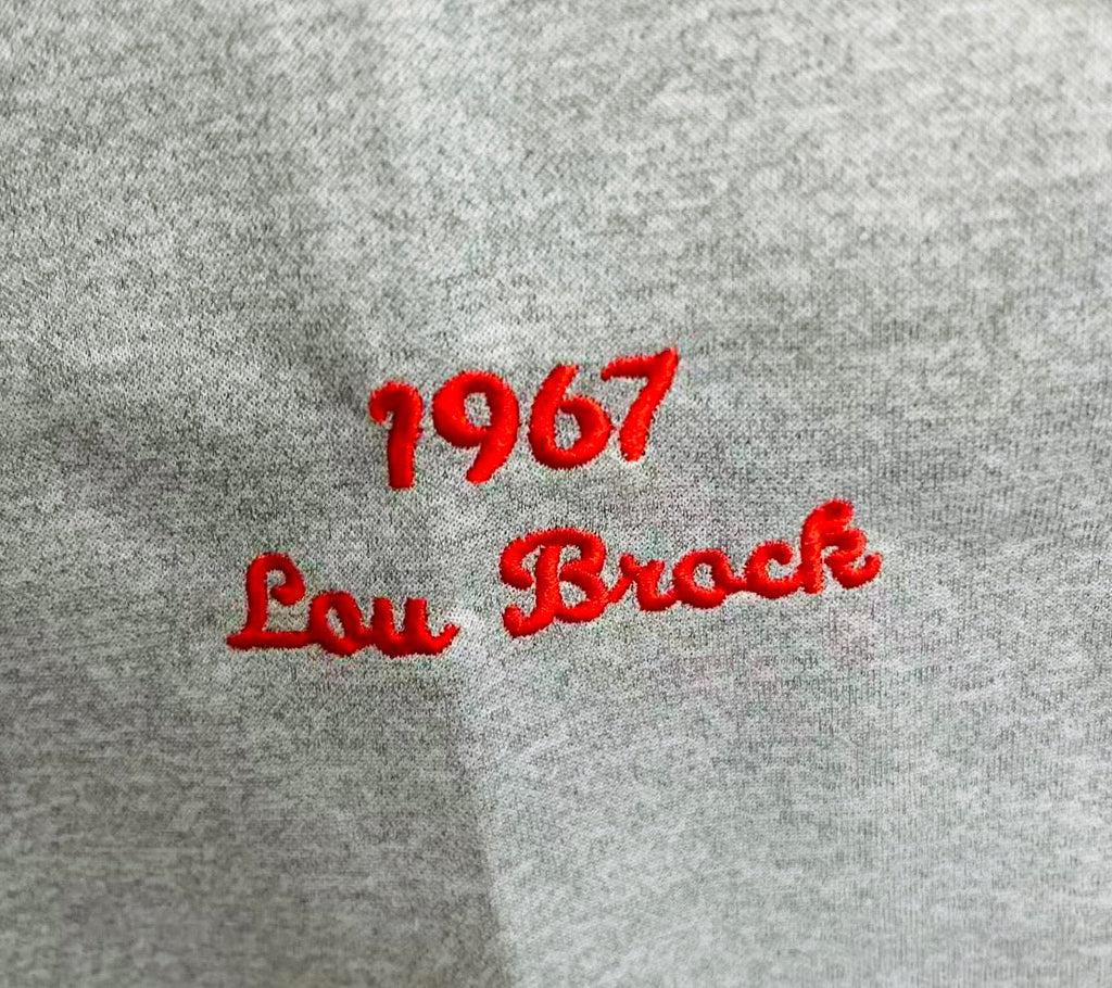 Lou Brock St. Louis Cardinals Official MLB Jersey Mitchell & Ness