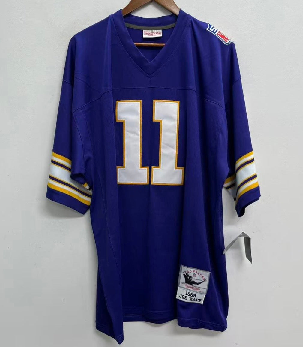 Joe Kapp 1969 Minnesota Vikings NFL Mitchell & Ness Jersey