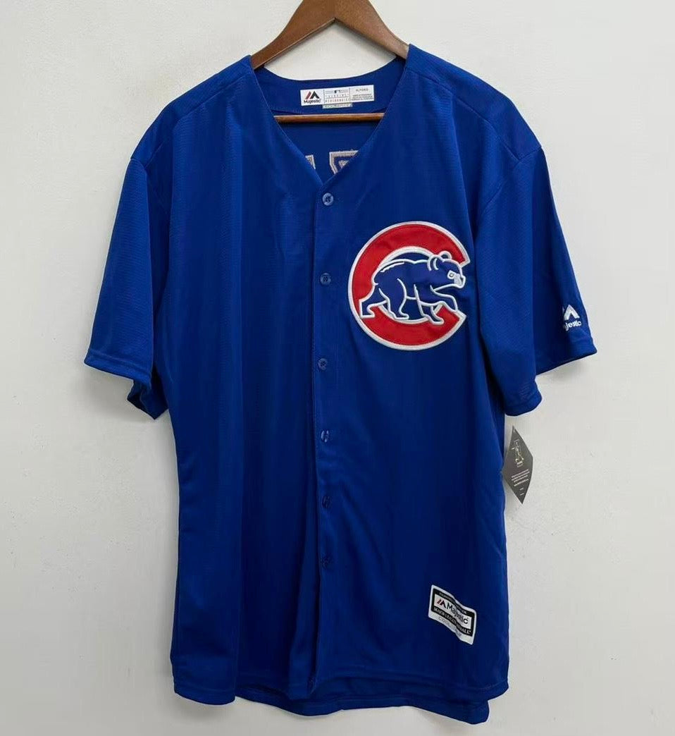 Anthony Rizzo Chicago Cubs Official MLB Majestic Jersey blue