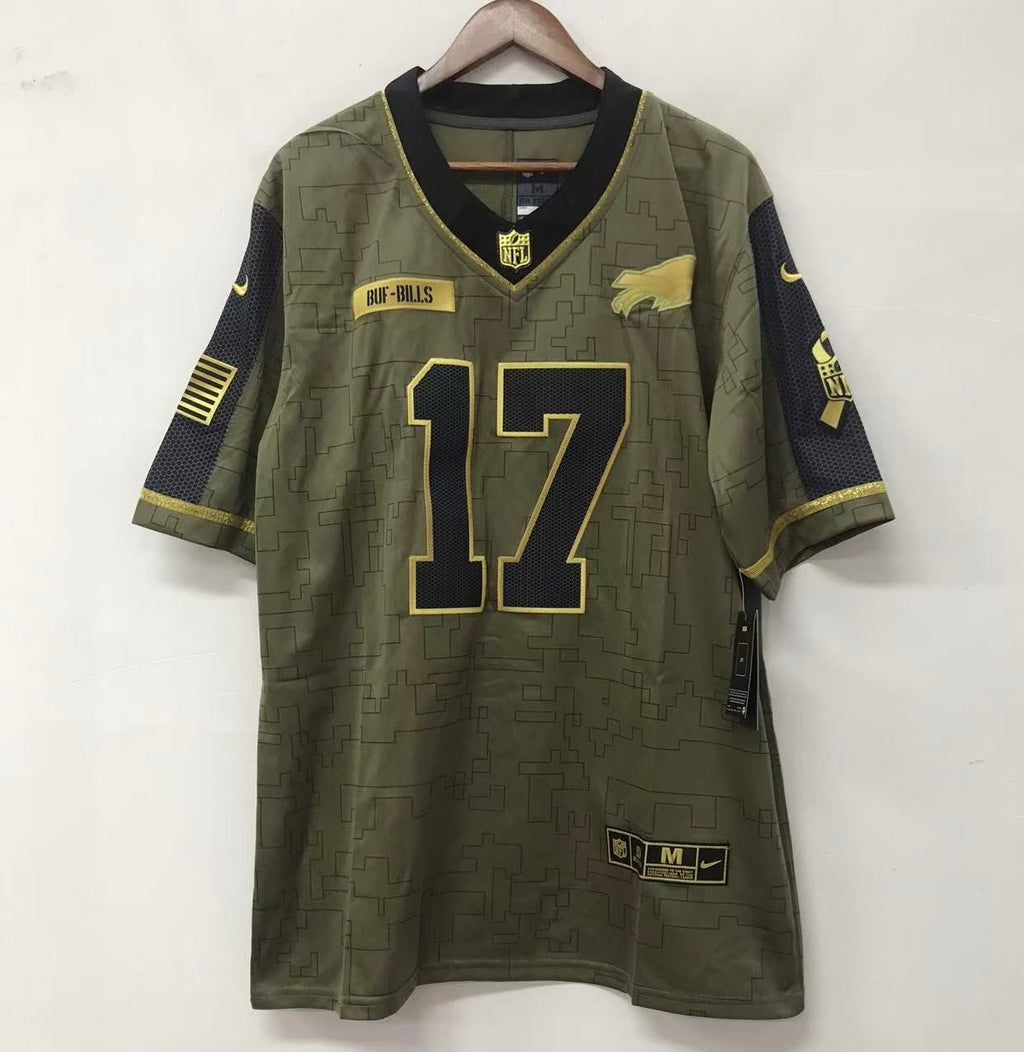 Josh Allen Buffalo Bills military salute to service Jersey Nike