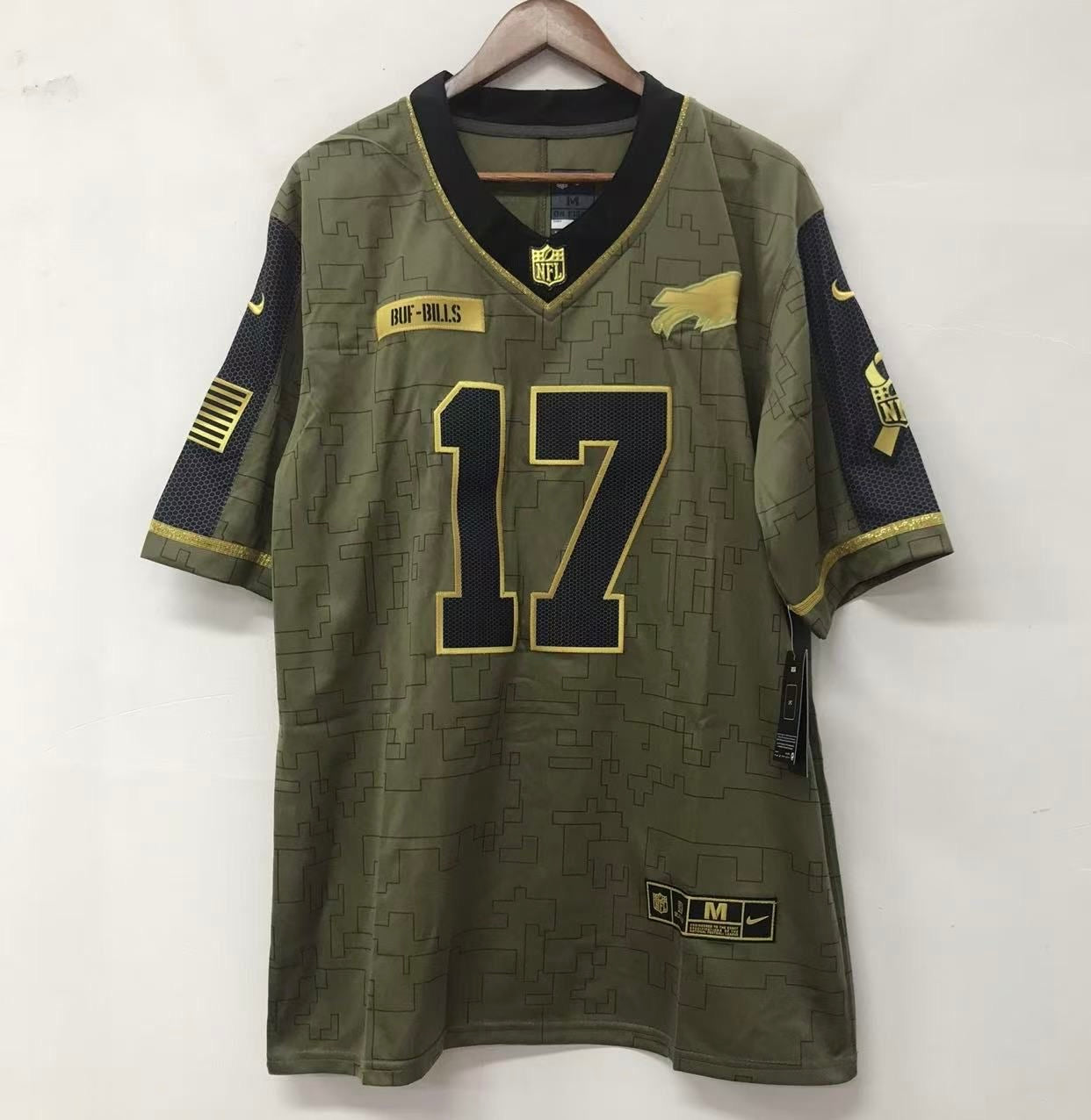 Josh Allen Buffalo Bills military salute to service Jersey Nike