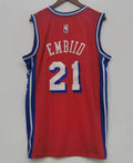 Joel Embiid Philadelphia 76ers Official NBA Jersey Nike RED
