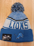 Detroit Lions NFL New Era winter knit Hat with Pom Pom
