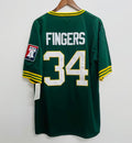 Rollie Fingers Oakland A’s Athletics Official MLB Mitchell & Ness Jersey