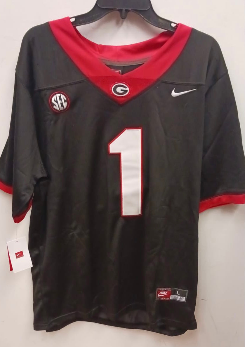 Sony Michel Georgia Bulldogs Jersey black