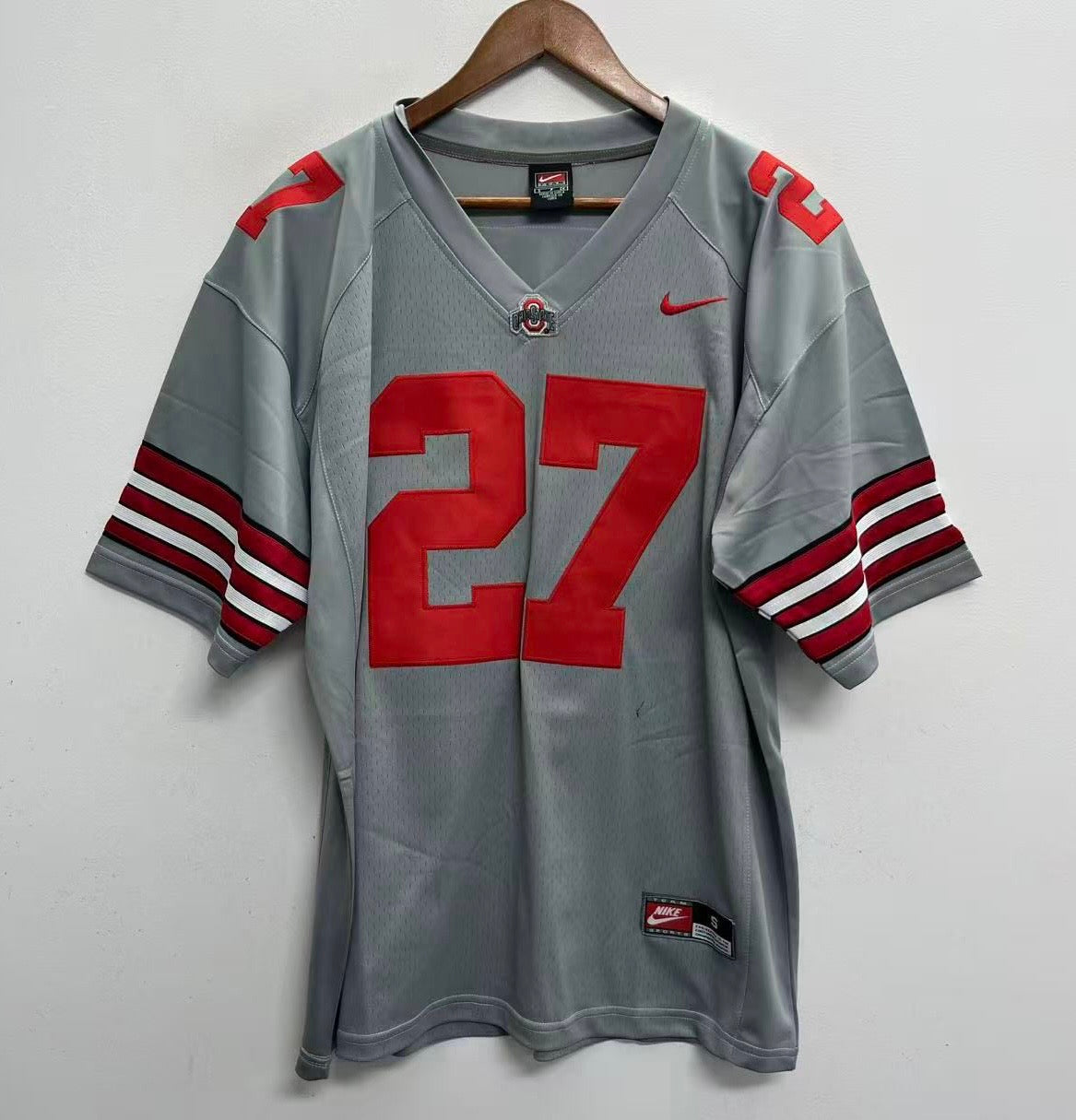 Eddie George Ohio State Buckeyes Jersey Gray Nike