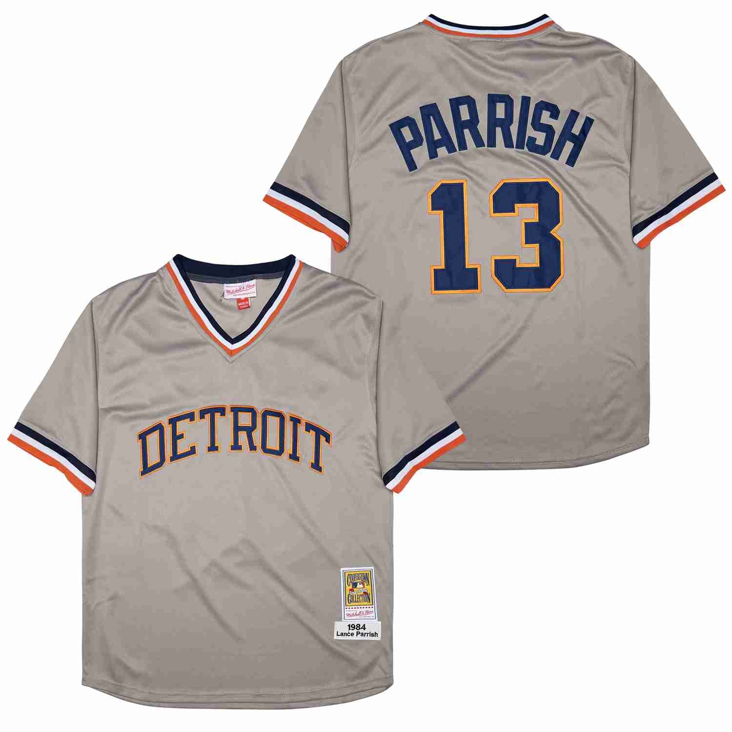 Lance Parrish Detroit Tigers Official MLB Majestic Jersey