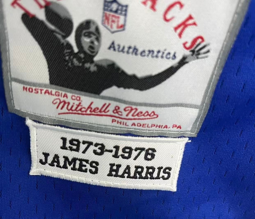 James Harris Los Angeles Rams Official NFL Mitchell & Ness Jersey blue