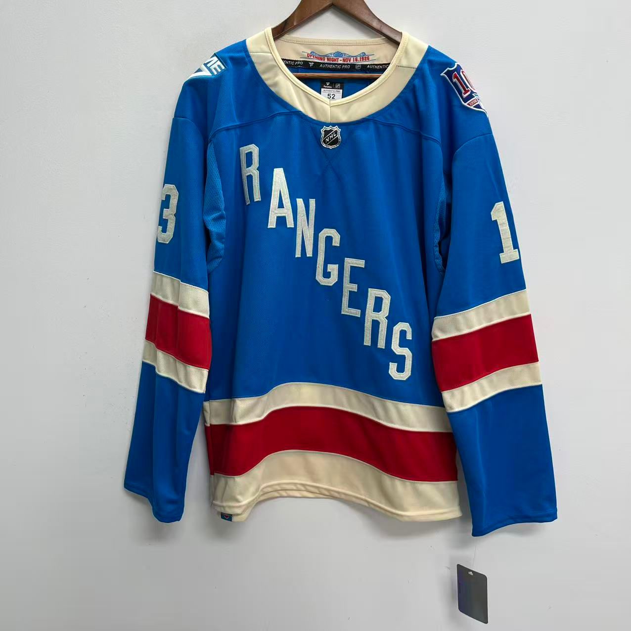 Alexis Lafreniere New York Rangers Fanatics Centennial Breakaway Jersey - Blue