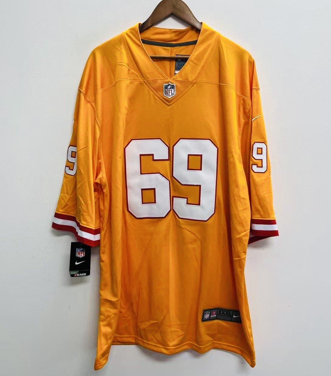 Any name & Number Tampa Bay Buccaneers Official NFL Nike Retro Throwback Jersey
