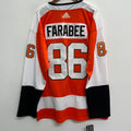 Joel Farabee Philadelphia Flyers Official NHL Adidas Jersey