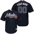 Atlanta Braves Any Name and Number customized YOUTH KIDS Official MLB Nike jersey black