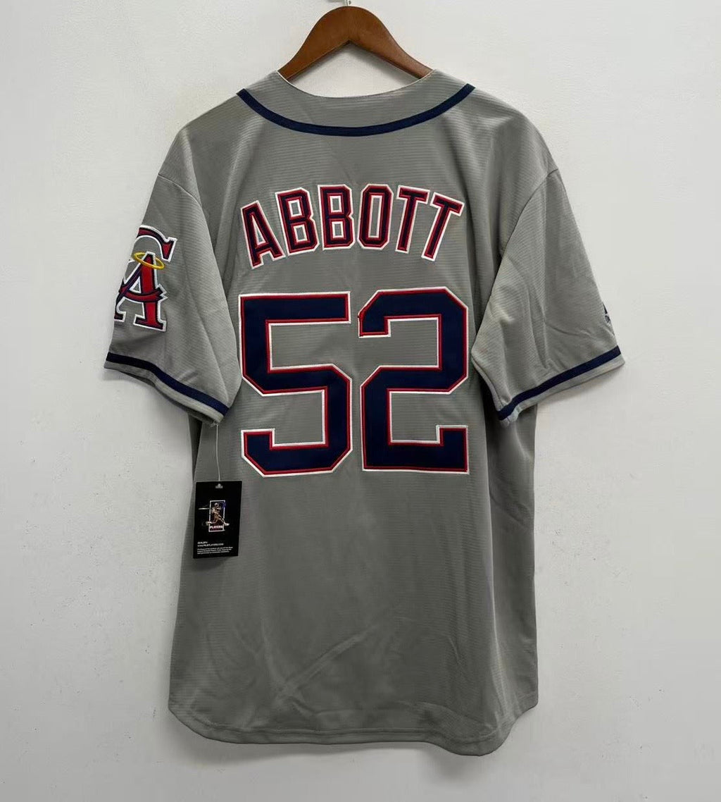 Jim Abbott Anaheim California Angels Official MLB Majestic Jersey