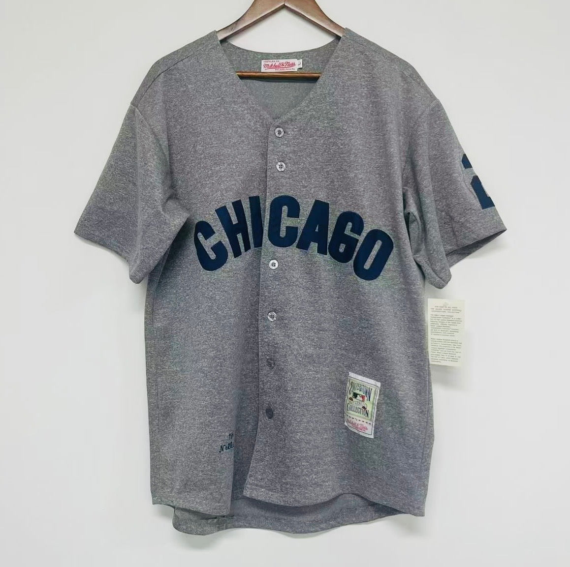 Nellie Fox Chicago White Sox Official MlB Jersey Mitchell & Ness gray
