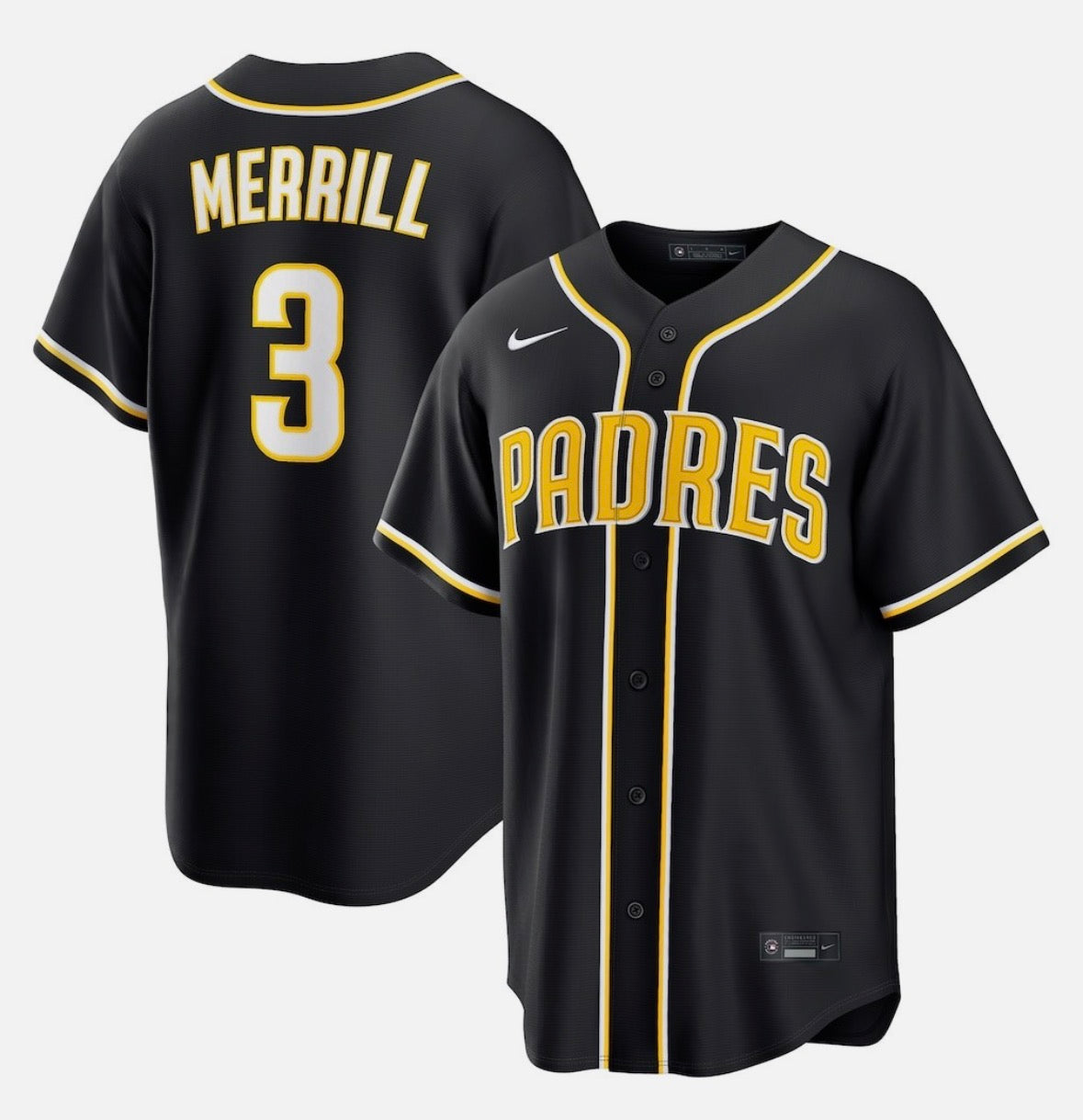 Jackson Merrill YOUTH KIDS San Diego Padres Official MLB Nike Jersey