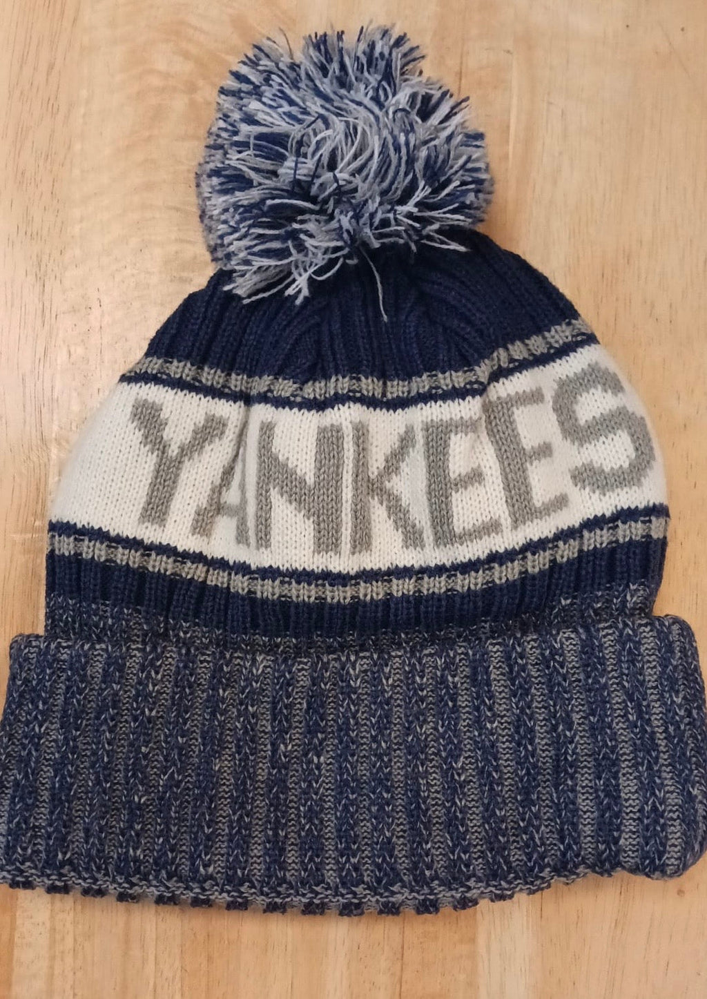 New York Yankees MLB New Era winter knit Hat with Pom Pom