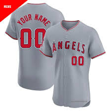 Any Name and Number customized YOUTH KIDS Los Angeles Angels Official MLB Nike jersey gray