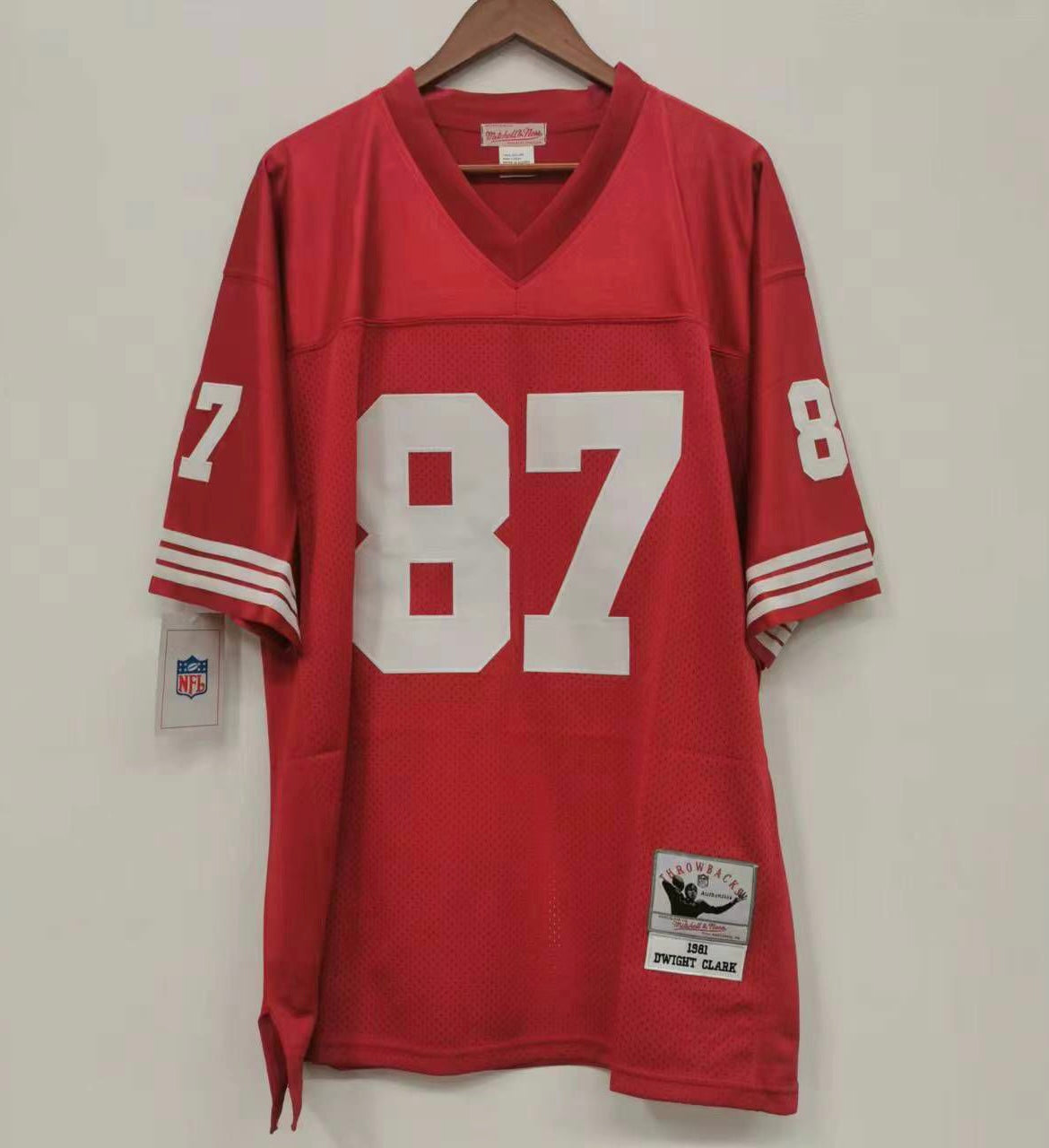 Dwight Clark San Francisco 49ers Official NFL Mitchell & Ness Jersey