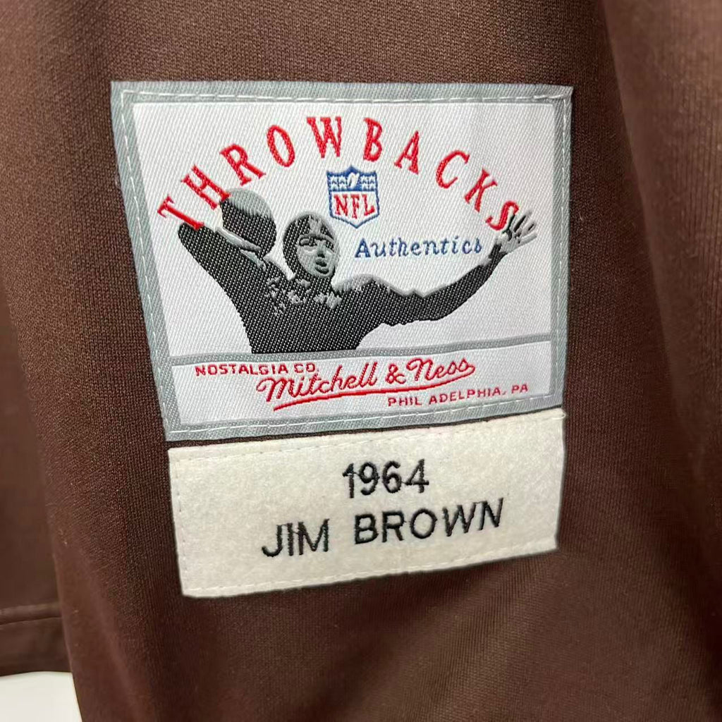 Jim Brown Cleveland Browns Official NFL Mitchell & Ness Jersey