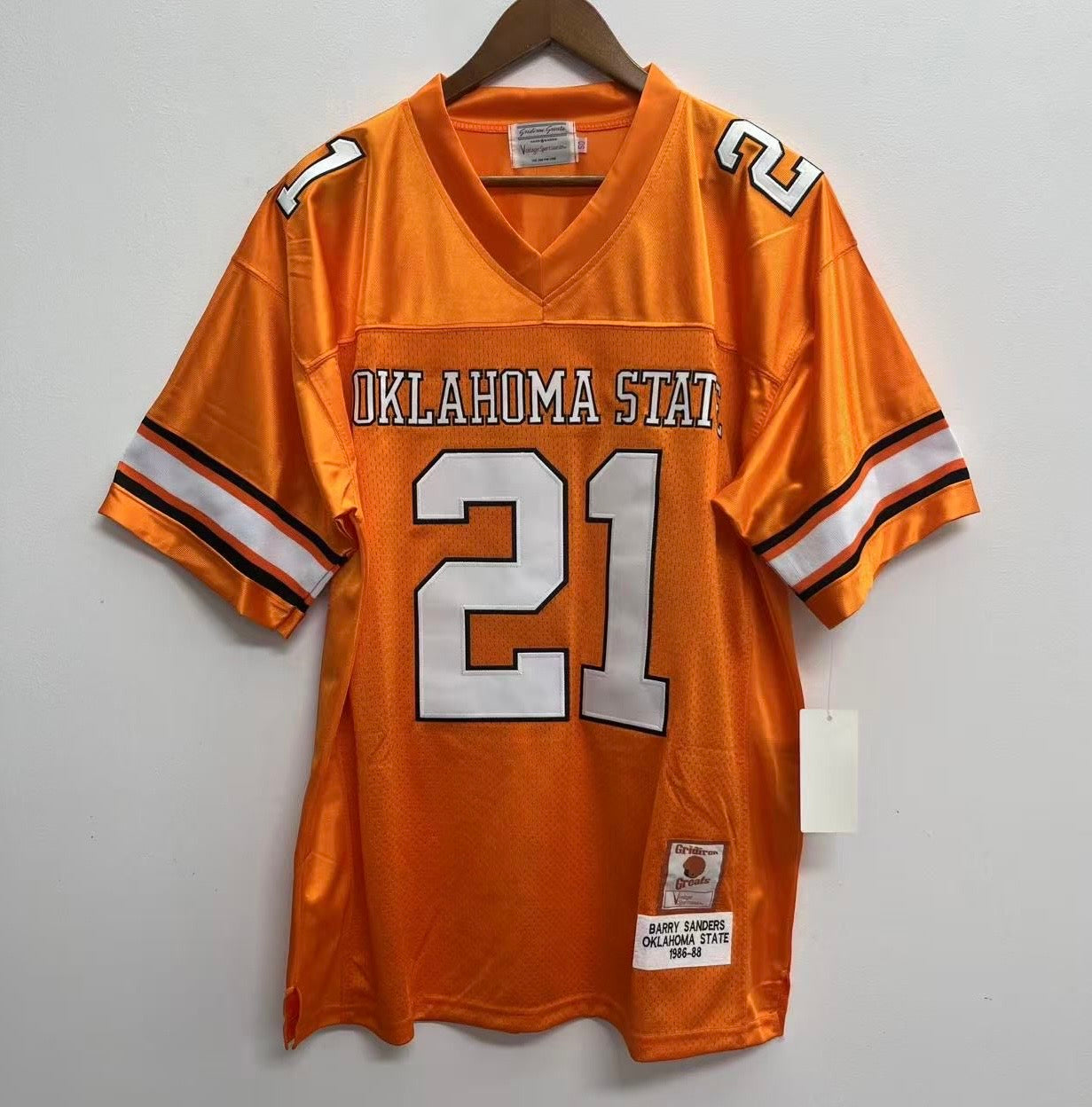 Barry Sanders Oklahoma State Official NCAA Jersey