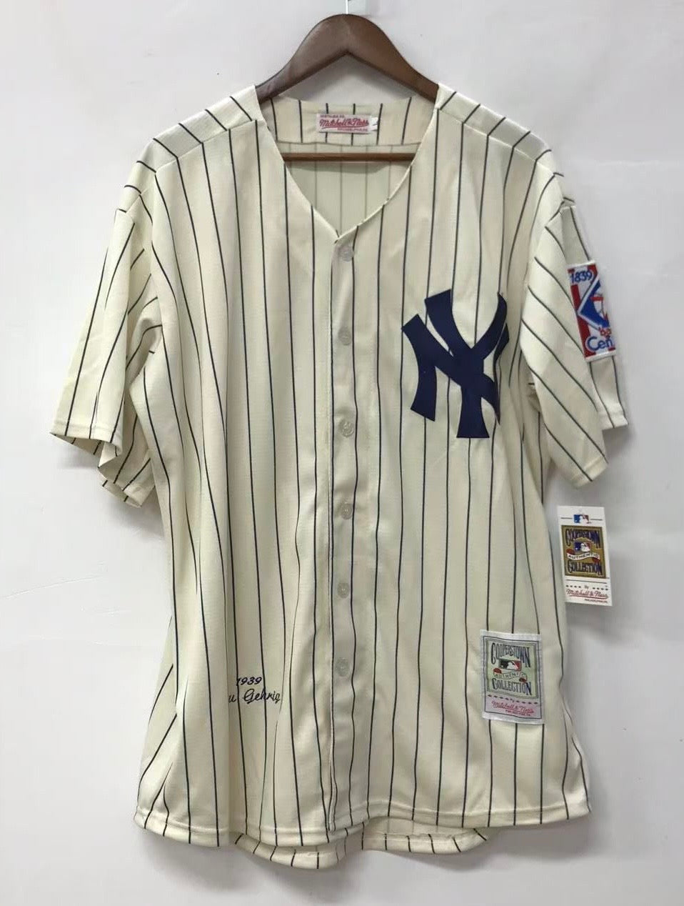Lou Gehrig 1939 New York Yankees Jersey Mitchell Jersey & Ness