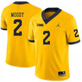 Jake Moody Michigan Wolverines Official NCAA Jersey #2 yellow