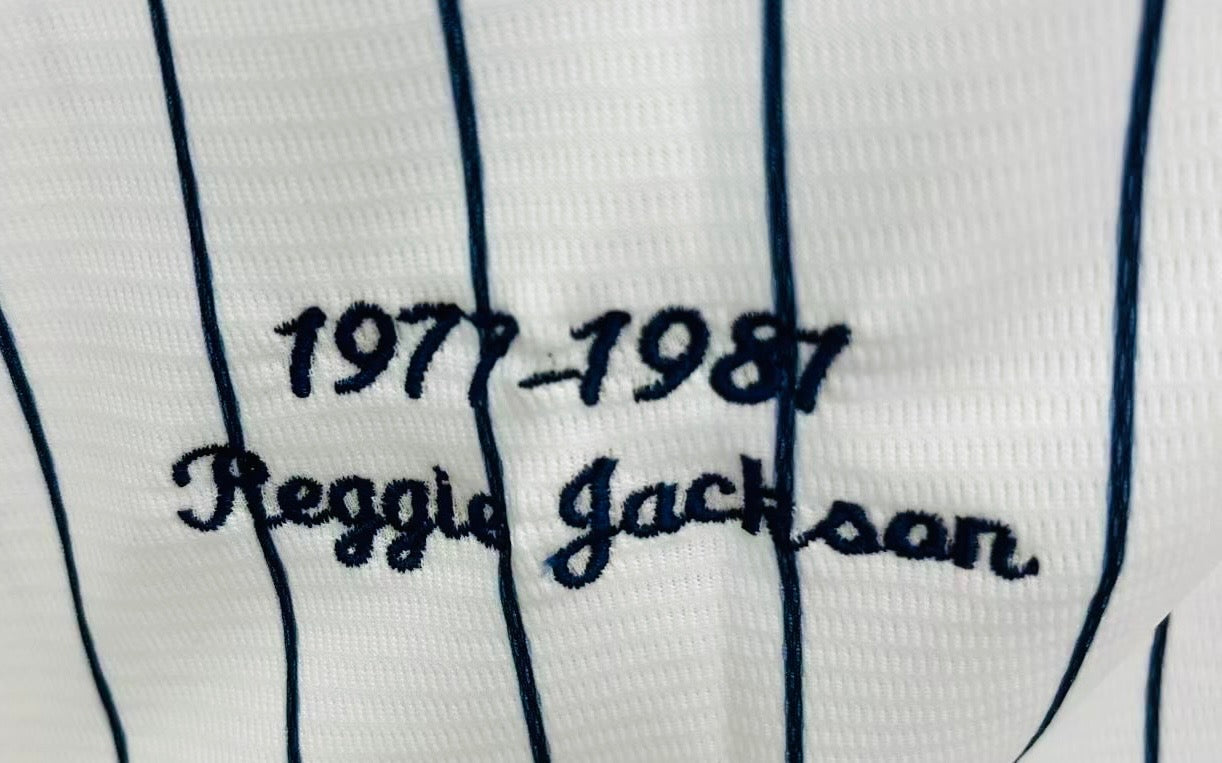 Reggie Jackson New York Yankees Jersey pinstripe 1977-78  Mitchell & Ness