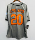 Frank Robinson 1969 Baltimore Orioles Official MLB Majestic Jersey Gray