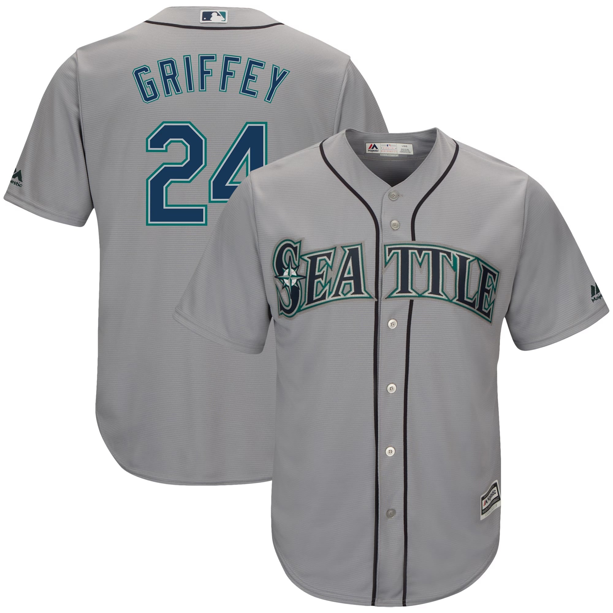 Ken Griffey Jr. YOUTH KIDS Seattle Mariners Official MLB Majestic Jersey