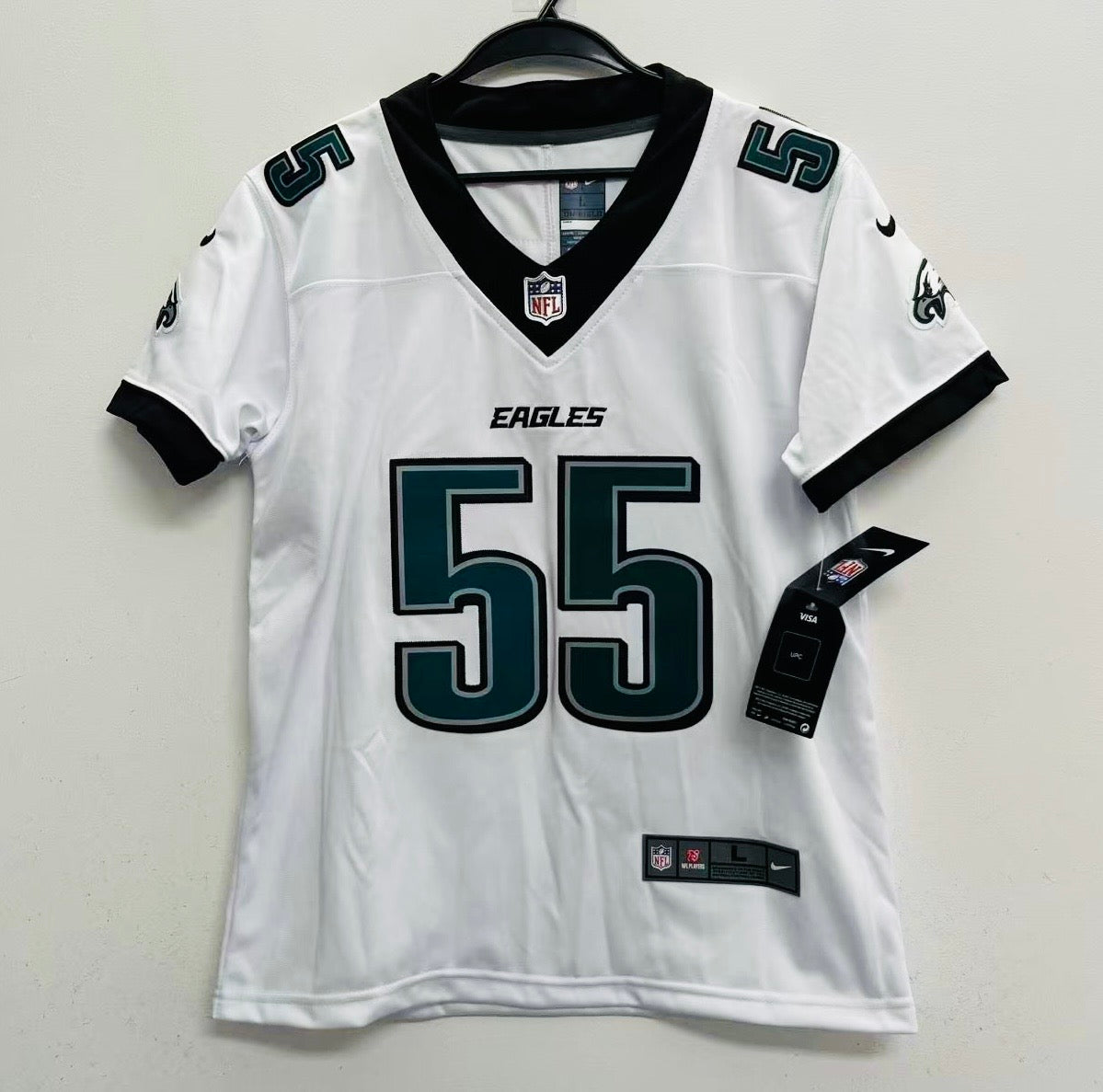 Philadelphia Eagles Any Name & Number customized YOUTH KIDS Official NFL Jersey white