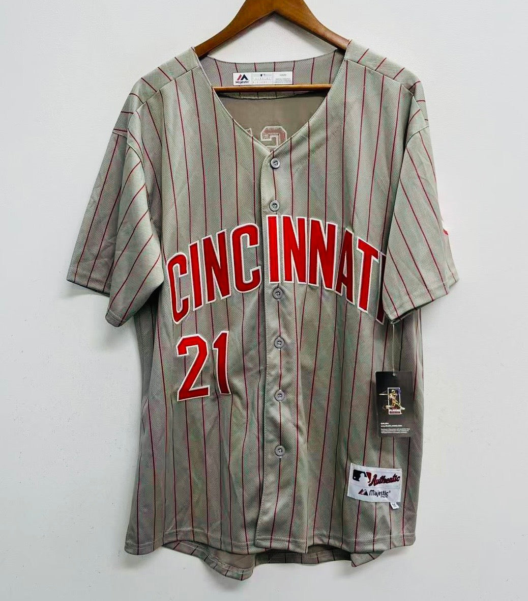 Sean Casey Cincinnati Reds Official MLB Majestic Jersey