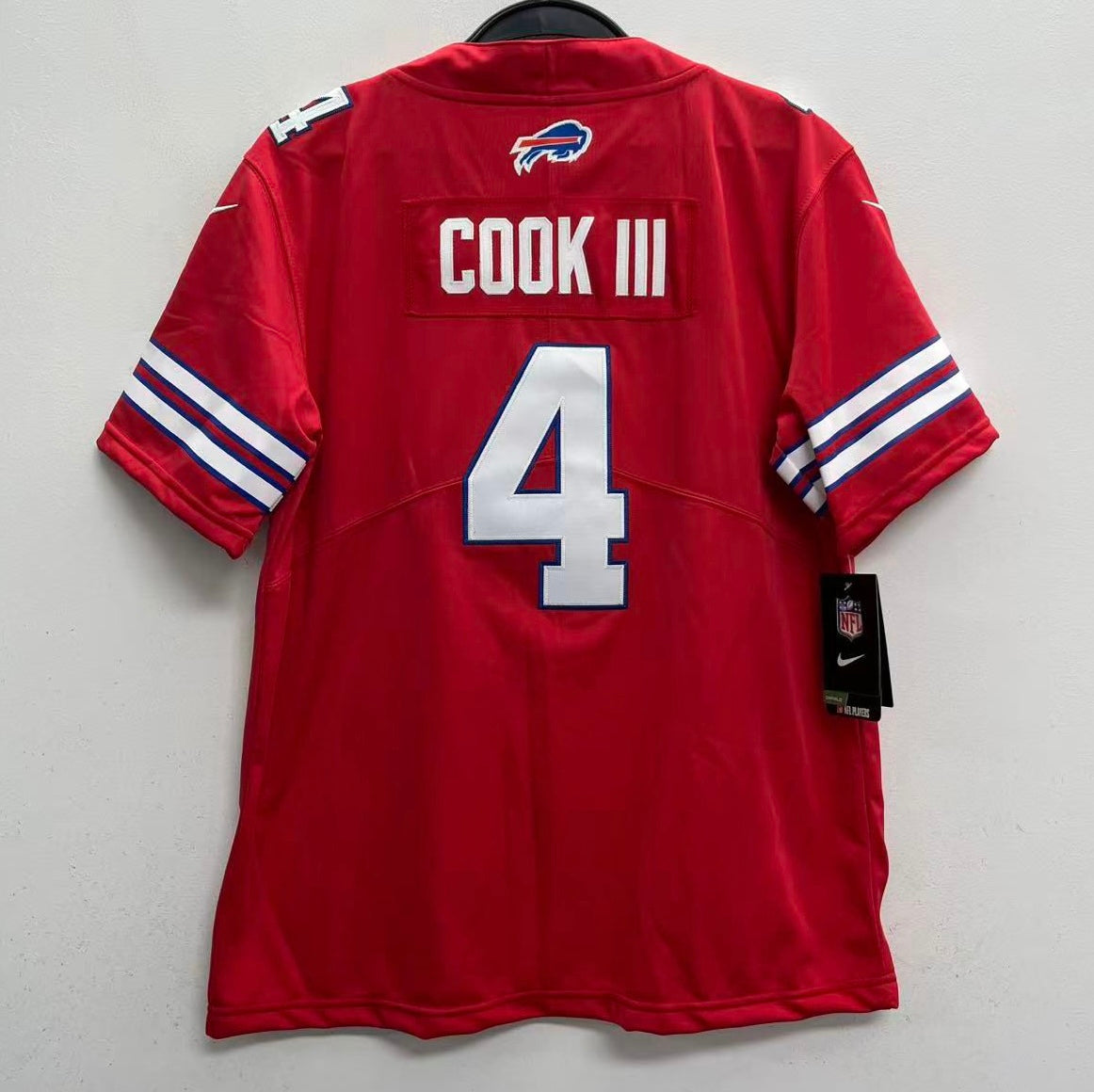 James Cook Buffalo Bills YOUTH KIDS Official NFL Nike Jersey red