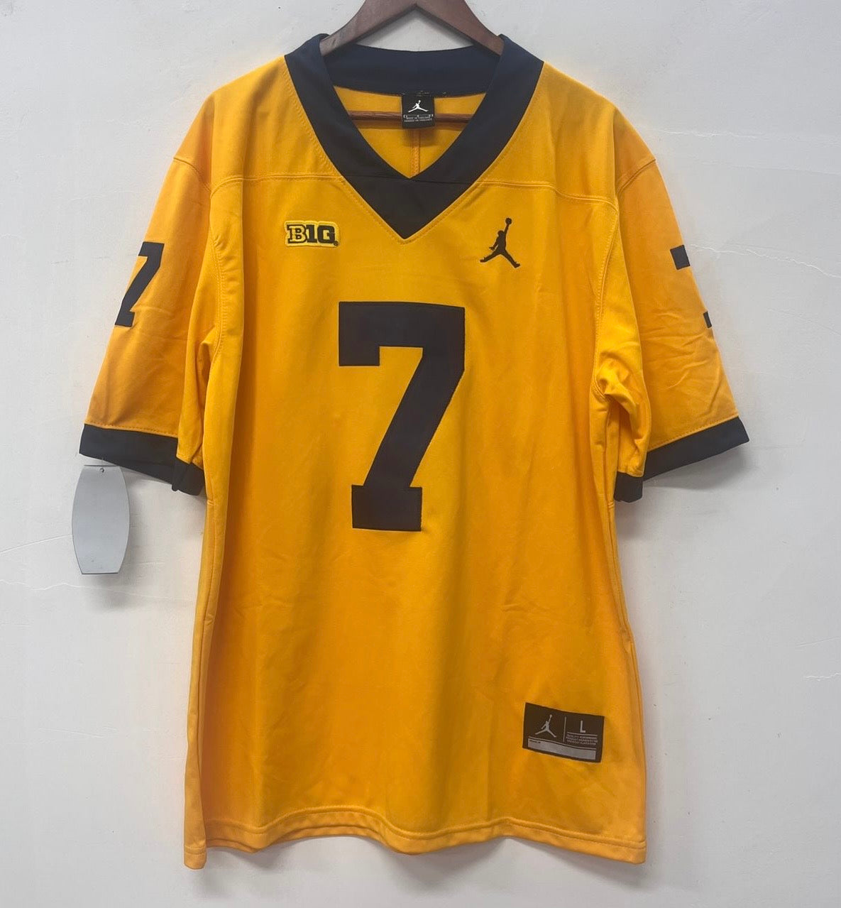 Donovan Edwards Michigan Wolverines Official NCAA Jersey yellow