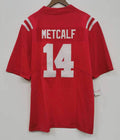 DK Metcalf Ole Miss Rebels Official NCAA Jersey red NIKE