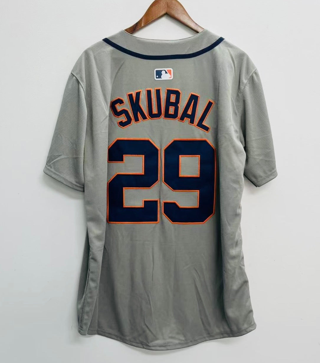 Tarik Skubal Detroit Tigers Youth Official MLB Nike  Jersey Gray