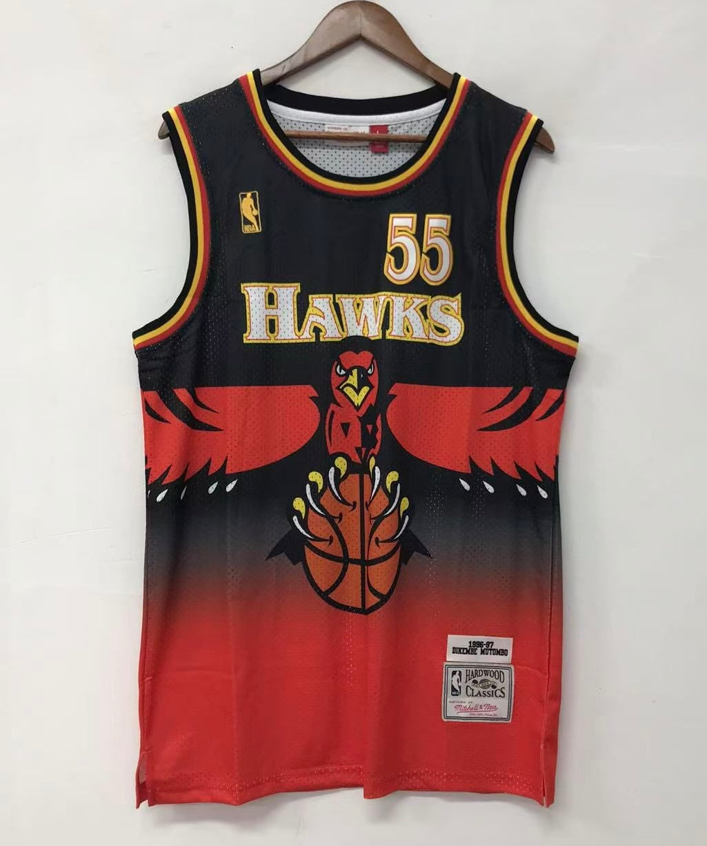 Dikembe Mutombo Atlanta Hawks Jersey Mitchell & Ness