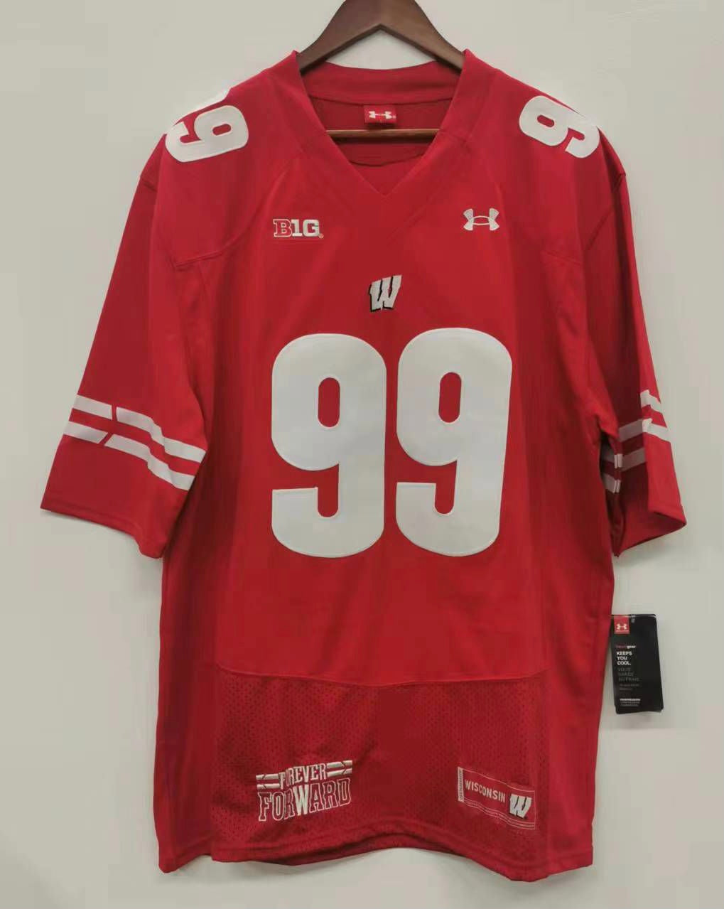 J.J. Watt Wisconsin Badgers Official NCAA Under Armour  Jersey