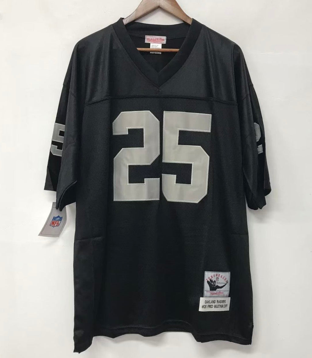 Fred Biletnikoff Oakland Raiders NFL Mitchell & Ness Jersey