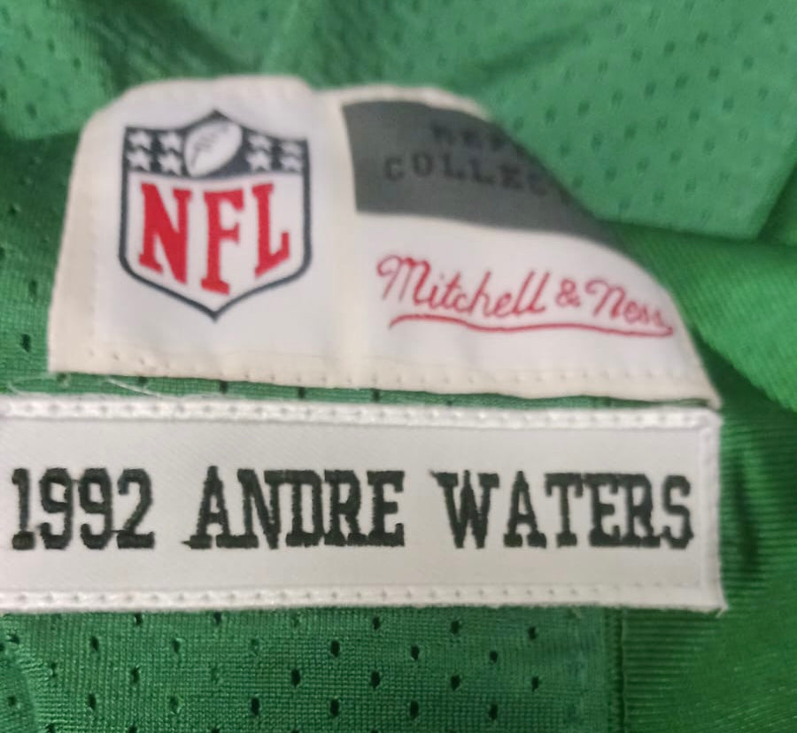 Andre Waters Philadelphia Eagles Official NFL Mitchell & Ness Jersey