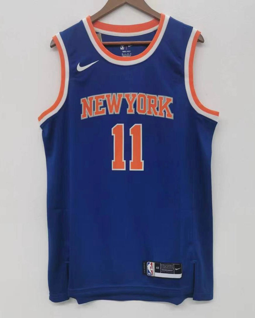 Jalen Brunson New York Knicks Official NBA Jersey Nike blue