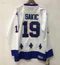Joe Sakic Quebec Nordiques Official NHL CCM jersey white